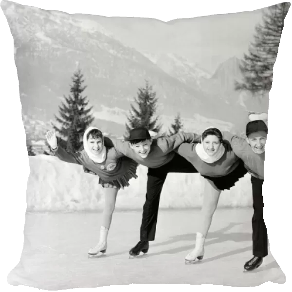 Winter Olympic Games, Italy, February 1956, Ice Skating