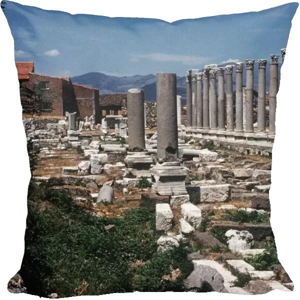 Ruins of the Agora at Smyrna in West Turkey