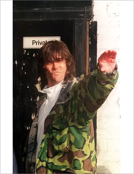 Former Stone Roses frontman Ian Brown October 1999 Snapped in Edinburgh doing