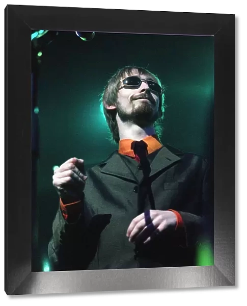 Neil Hannon of the pop group Divine Comedy in concert circa 1999
