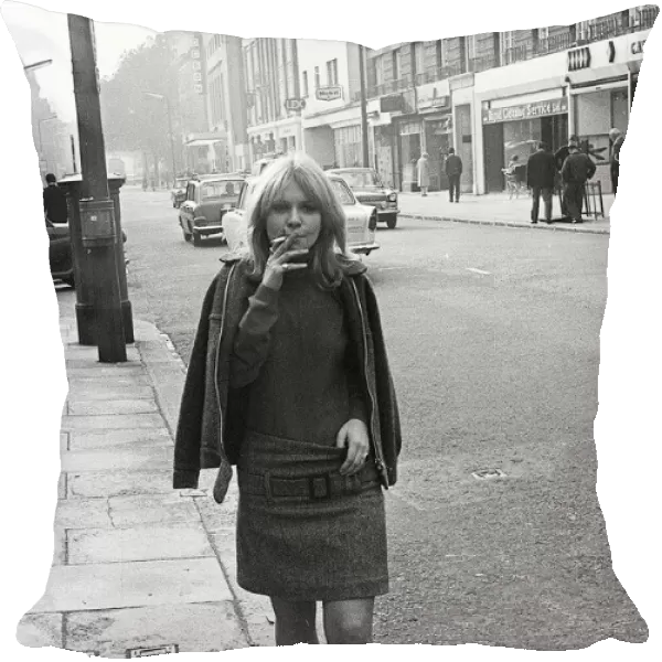 Actress Katy Manning aged 17 1965