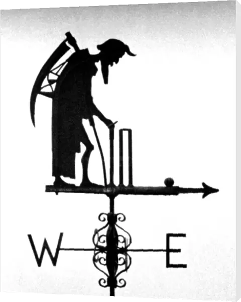 Old Father Time weather vane at Lords cricket ground donated to MCC