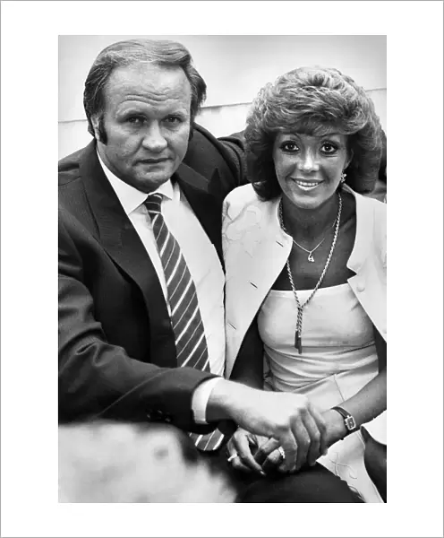 Manchester Uniteds Manager Ron Atkinson with the new love in his life Maggie