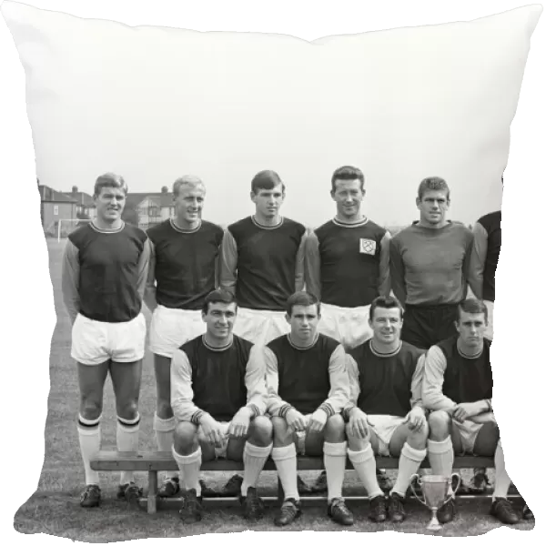 West Ham FC team line up. 1963