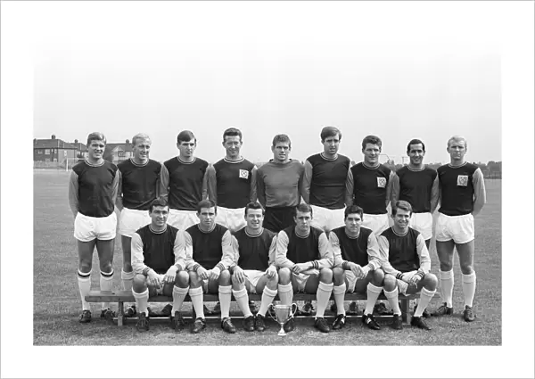 West Ham FC team line up. 1963