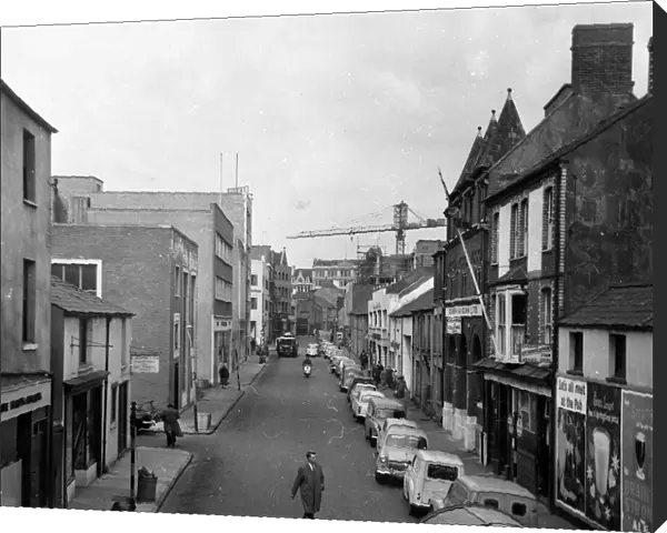 This picture shows Frederick Street, Cardiff, in 1961. Echo reader Mrs Simpson