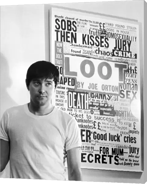 Joe Orton, Author, 1st March 1967