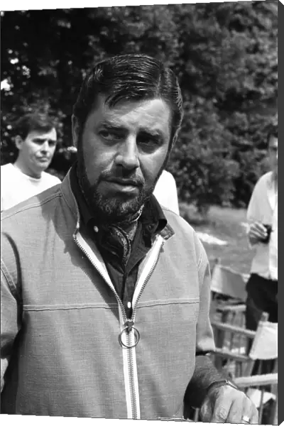 Director Jerry Lewis seen here on location at Eastnor Castle