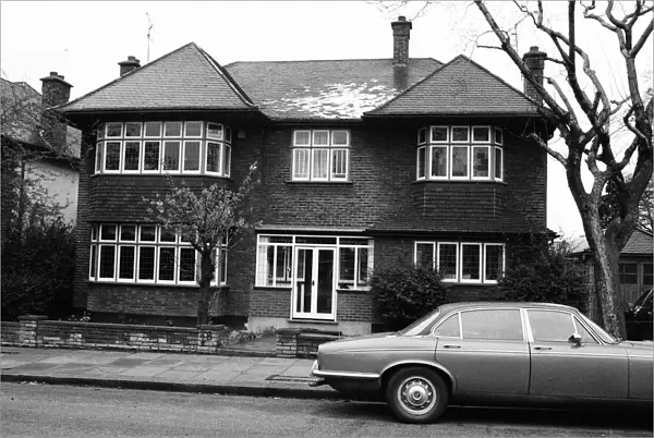 The home of John Entwistle, bass guitarist of The Who rock group in Ealing, West London