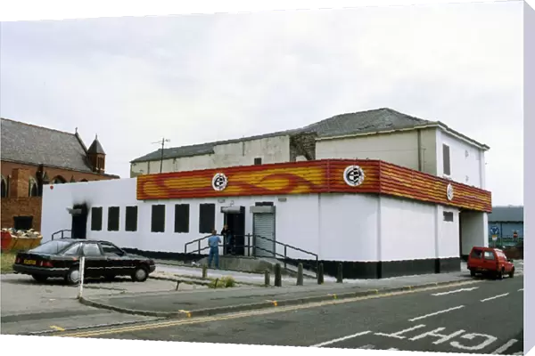 The Rave Club in Sunderland, which has been gutted by fire. Tyne and Wear. 20th July 1992