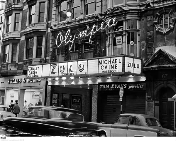 The Olympia cinema, Queen Street, Cardiff - showing the Stanley Baker