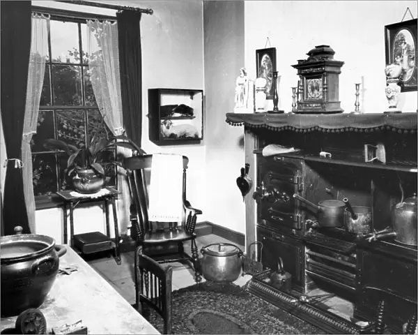 Victorian Fireplace and Cottage Display Scene at Stockton Preston Hall Museum