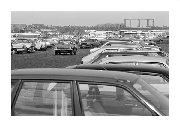 Car park at Redcar Market, 9th May 1987