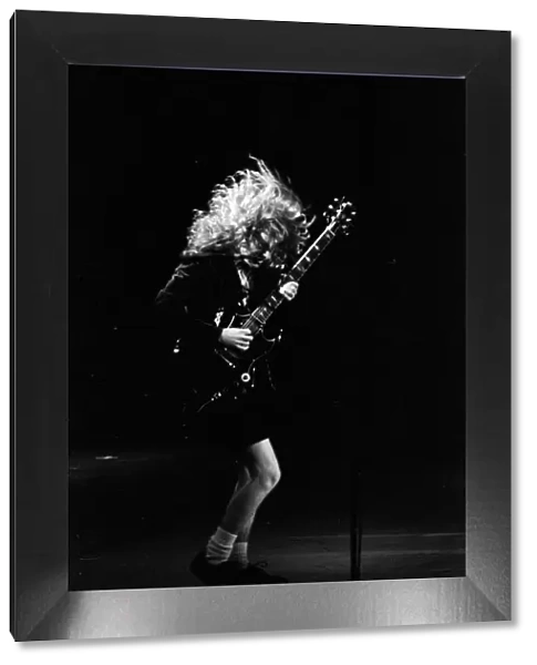 Angus Young from the rock group ACDC. Picture taken 20th