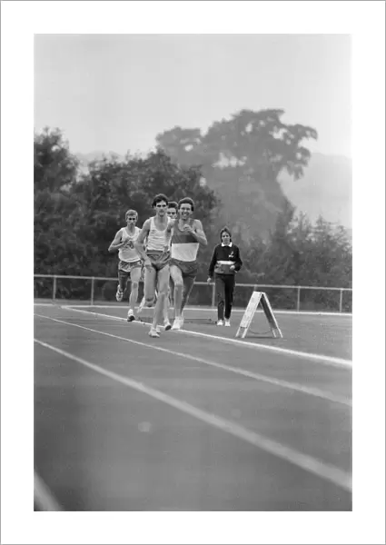 Paul Breed, (3rd, obscured from view), Coventry based New Zealand athlete