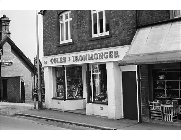 Kenilworth Hardware shop 'Coles Ironmonger'. 12th August 1969