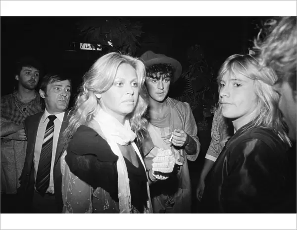 Britt Ekland, Steve Strange and other guests at the Music Machine in London