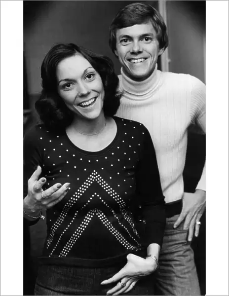 The Carpenters, pictured at The Liverpool Empire Theatre, Liverpool, England