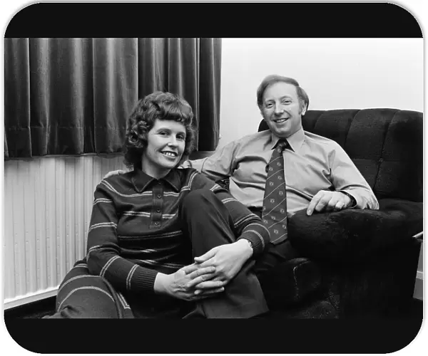 Arthur Scargill and his wife Anne at home near Barnsley, Yorkshire. 19th November 1980