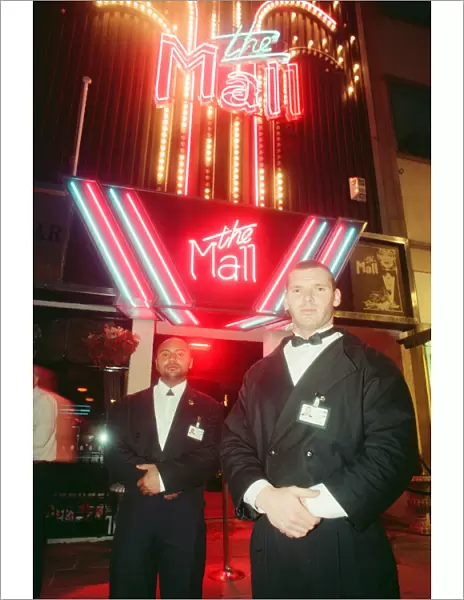 Paul Massey (right) and Ali Johnson, door staff at The Mall nightclub, High street