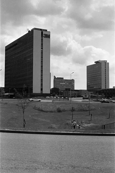 3M building, Bracknell, Berkshire. August 1982