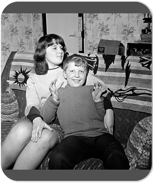 Mark Woodward, aged 8, the son of pop star Tom Jones, pictured at home in Treforest