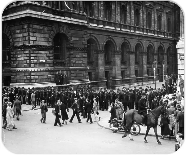 Downing Street, Whitehall, London, SW1. Ten months after the end of World War Two