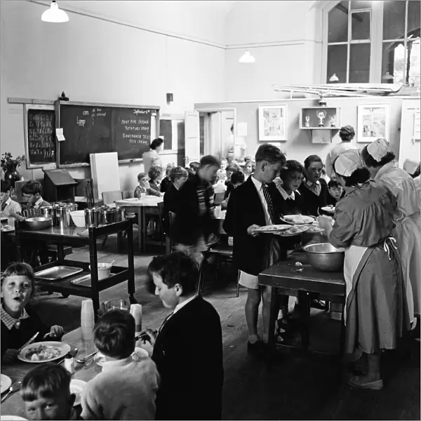 Tetbury primary school, Gloucestershire. 250 meals are served in the '