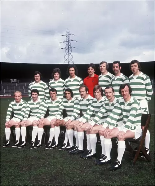 Celtic Football Team Pat McCluskey Ronnie Glavin Roddy McDonald Peter Latchford