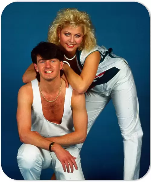 Charlie Nicholas & girlfriend Suzanne Dando July 1986