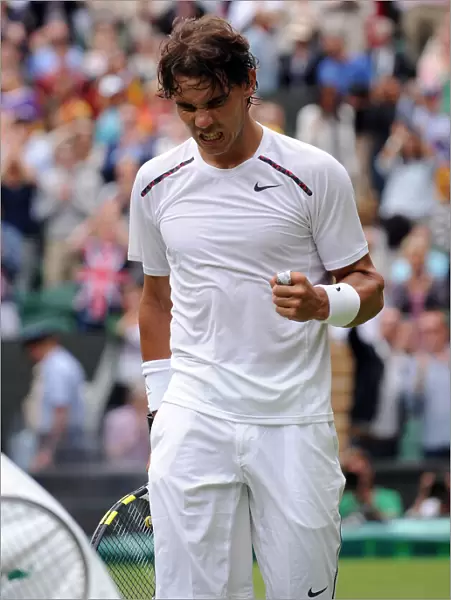 Rafael Nadal Celebrates Win