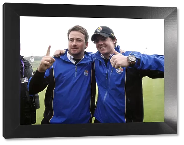 Graeme Mcdowell & Rory Mcilroy Celebrate Win Graeme Mcdo