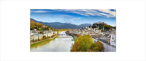 Austria - Panoramic view of Salzburg