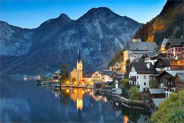 Austria - Hallstatt mountain village, Salzkammergut, Austrian Alps, UNESCO