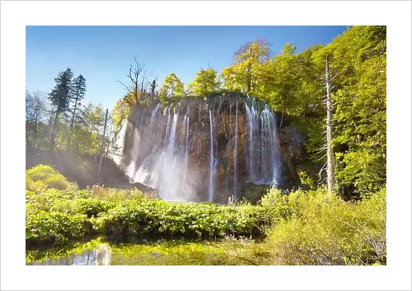 Croatia - Plitvice Lakes National Park, waterfall 'Galovacky buk'