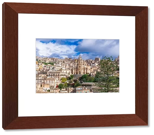 Modica, Sicily, Italy with the Cathedral of San Giorgio