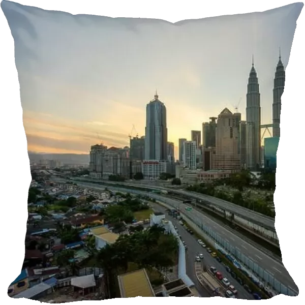 Kuala Lumpur skyline and skyscraper at morning in Kuala Lumpur, Malaysia