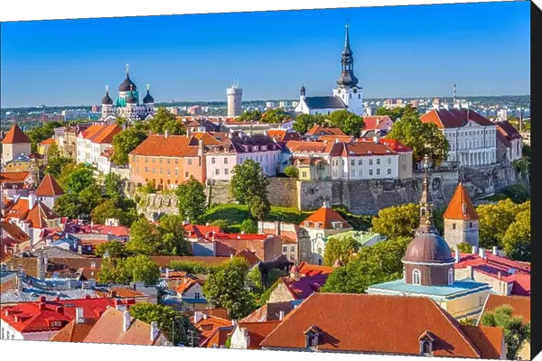Tallinn, Estonia old city skyline