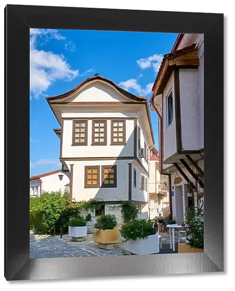 Traditional architecture, Ohrid Old Town, Macedonia, UNESCO