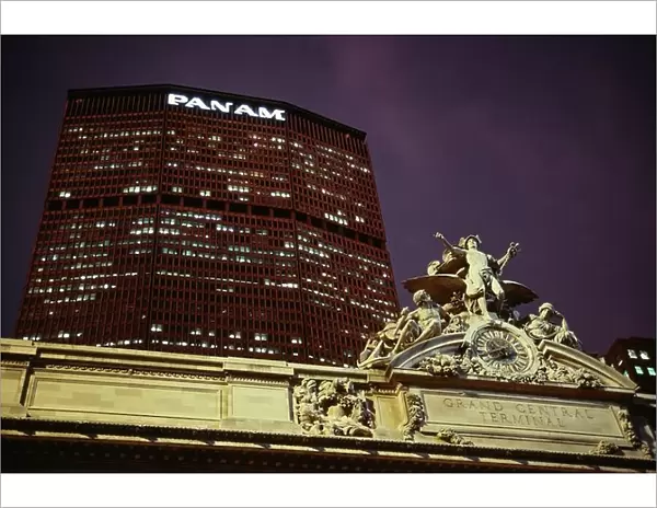 Pan Am Building and GrandPan Am Building at 200 Park Avenue and Grand Central Terminal, NYC Central, NYC