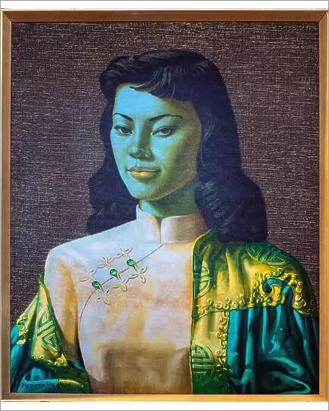 Original print of Miss Wong by Vladimir Tretchikoff
