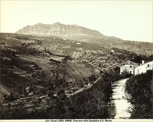Panoramic view of the Republic of San Marino