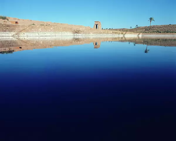 Luxor. Karnak. The temple of Mouth on the sacred lake