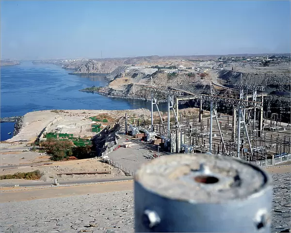 Upper Egypt. Aswan. The power station on Lake Nasser