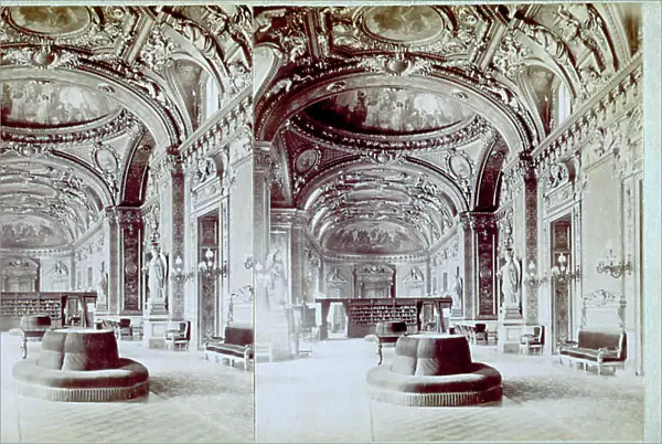 The Throne Room in the Luxembourg Palace, in Paris
