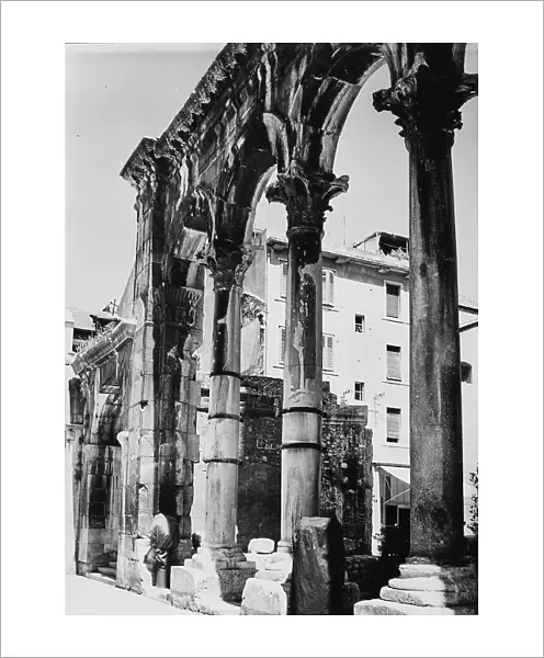 Columns of Diocletian's Palace in Split