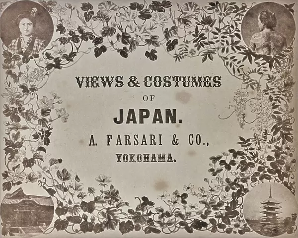 Album 'Views & Costumes of Japan': The album's first page with the title