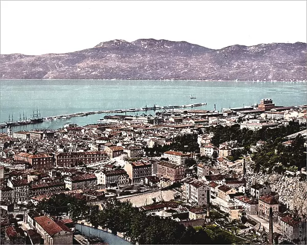 View of Fiume during the Austro-Hungarian Empire