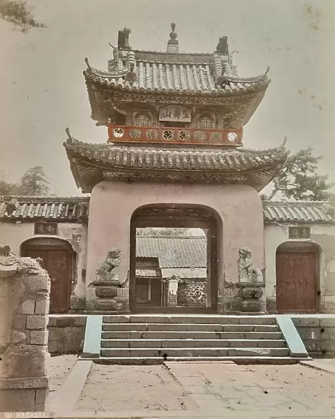 Entrance to a Shinto temple in Nagasaki