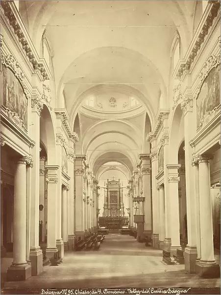 Central nave of the Church of S. Domenico in Bologna